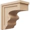 Ekena Millwork 11"W x 22"D x 22"H Classic Highland Rough Cedar Woodgrain TimberThane Corbel, Primed Tan CORUR11X22X22HLDRCPR - alternate 1